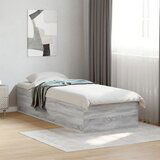 Maison Chic Posteljni okvir - Enojna postelja - Postelja za odrasle siva sonoma 90x190 cm inženirski les-J9074, (21764182) | Shoptok.si