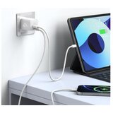 Swissten iPEAX punjač za AC220 GaN 35W (USB-C + USB-A) BIJELI | shoptok.hr