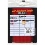  ETIKETE SLEP 21X8MM PK10L MARKIN 10015 BLISTER | Shoptok.si