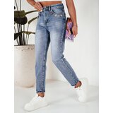 DStreet Spodnie damskie jeansowe MOM niebieskie Cene
