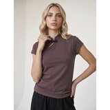 Sinsay Pamučna bluza s ukrasnim prorezom na izrezu | shoptok.hr