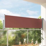  Uvlačiva bočna tenda za terasu 80 x 300 cm smeđa | shoptok.hr