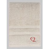 Foutastic Bež pamučan ručnik od frotira 70x140 cm Love – | shoptok.hr