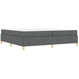  Krevetna konstrukcija Tamno siva 200 x 200 cm tkanina Zagasitosiva | Shoptok.si