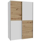 Mömax Omara Z Drsnimi Vrati Ohio New, Bela, Hrast, Š. 120 Cm Cene