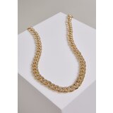 Urban Classics Necklace with rhinestones - golden colors Cijene