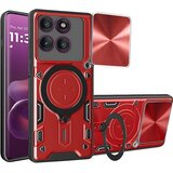 Techsuit zaštitna maska CamGuard za Motorola Edge 60 Pro - Crvena KP38488 | shoptok.hr