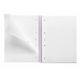 Kolegij blok Miquelrius A4 90g 80L spiralni crte Between the lines Mauve MR4522 | shoptok.hr