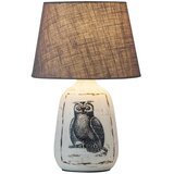 Rabalux dora stona lampa E27 max40W bela/siva sova | Eponuda.com