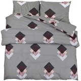 vidaXL Set posteljine za poplun sivi 140 x 200 cm pamučni | shoptok.hr