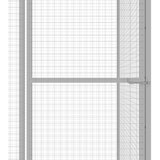  Mačja kletka 4,5x1,5x1,5 m pocinkano jeklo | Shoptok.si