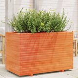 Maison Chic Vrtno cvetlično korito - Cvetlični Lonec voščeno rjavo 110x60x72 trdna borovina, (21789988) | Shoptok.si