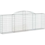  Lučne gabionske košare 15kom 300x30x100/120cm pocinčano željezo | shoptok.hr