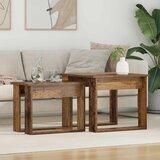  Set stolića za kavu 2 pcs Staro drvo Konstruirano drvo | Eponuda.ba