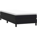 Box spring krevet bez madracem crni 90x220 cm baršunasti | shoptok.hr