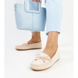 Gemre Light beige suede loafers Aneesa | Shoptok.si