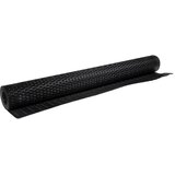 Balkonski zaslon crni 600 x 100 cm od poliratana | shoptok.hr