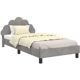  Otroški posteljni okvir z vznožjem Svetlo siva 80 x 200 cm, (5000104758) | Shoptok.si