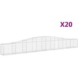  Lučne gabionske košare 20kom 400x30x40/60 cm pocinčano željezo | Eponuda.com