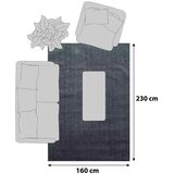 Novel PREPROGA Z VISOKIM FLOROM ATA 7000 160/230 cm tkano svetlo rjava | Shoptok.si