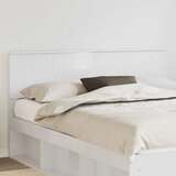 vidaXL Vzglavje z vzglavjem Svetlo Belo 160 cm Konstruiran les | Shoptok.si