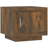 Furnova Klubska mizica dimljeni hrast 51x50x45 cm konstruiran les, (21913678) | Shoptok.si