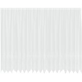  Čipkasta zavjesa sa zavjesama Bijelo 200 x 500 cm Poliester | shoptok.hr