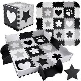  Mehke talne puzzle črno-bele u