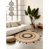 Hanse Home Obostrani/ručno rađen juten okrugao tepih u prirodnoj boji ø 200 cm Basil – | shoptok.hr