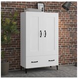  Visoka komoda bijela 70 x 31 x 115 cm od konstruiranog drva | shoptok.hr