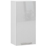 AKORD VISIČI KUHINJSKI OMARICA OLIVIA Š 40cm BELO-METALIK SJAJ H720, (21713678) | Shoptok.si