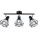  Stropna svetilka ARTEMIS 3 črna, (21348042) | Shoptok.si
