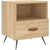 vidaXL Nočna omarica 2 kosa sonoma hrast 40x35x47,5 cm inženirski les | Shoptok.si