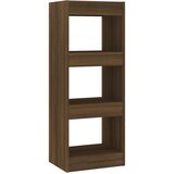 Furnova Knjižna omara/pregrada rjavi hrast 40x30x103 cm iverna plošča, (21932520) | Shoptok.si