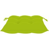  Vrtne blagovaonske stolice s jastucima 3 kom od bagremovog drva Zelena | shoptok.hr