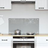 vidaXL kuhinjski backsplash Svetlo siva Kaljeno steklo 80 x 40 x 0.6 cm Cene