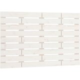 Maison Chic stensko posteljno vzglavje - vzglavna omarica - nočna omarica belo 81x3x63 cm trdna borovina, (21706625) Cene