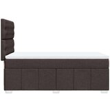  Krevet s oprugama i madracem tamnosmeđi 90 x 200 cm od tkanine | shoptok.hr
