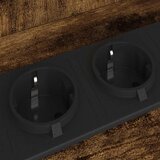  Noćni ormar s policom 2 pcs Dimljeni hrast 40 x 40 x 61 cm | shoptok.hr