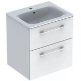 Geberit toaletni ormarić SELNOVA SQUARE 60 komplet, 2 fioke, beli sjaj | ePonuda.com