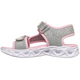 Skechers Sandale za devojčice Heart Lights, Srebrne boje Cene