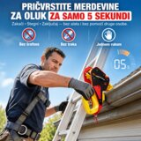  Sigurnosni držač za merdevine - stabilizator za oluke Cene
