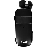 LINQ Ušesne slušalke Bluetooth, 10-urna življenjska doba baterije z izvlecnim kablom, R8344 - crne, (20731498) Cene