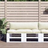 vidaXL Blazine za palete 2 kosa krem blago, (21416286) | Shoptok.si