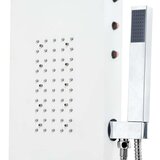 PANEL za tuširanje aluminijski 20 x 44 x 130 cm bijeli | shoptok.hr