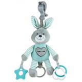 Baby Mix plišani zeko s vibracijom grey&mint | shoptok.hr