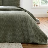 Bianca Zeleno prešito pregrinjalo 240x260 cm Attica Velvet Embroidered – | Shoptok.si