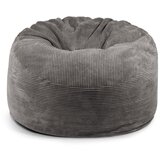 SLOWDOWN Temno siva vreča za sedenje iz rebrastega žameta Om 110 – | Shoptok.si