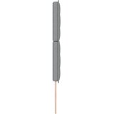  Uzglavlje Svijetlo siva 144 cm tkanina | shoptok.hr