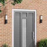  Vanjska zidna lampa 2 pcs Crna 10.5 x 6 x 33 cm | shoptok.hr